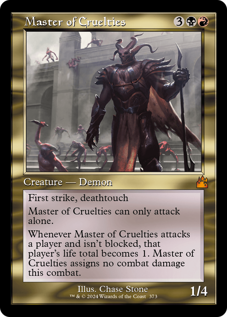 Master of Cruelties (Retro Frame) [Ravnica Remastered] | The CG Realm