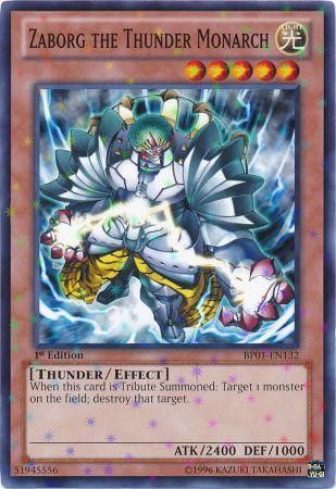 Zaborg the Thunder Monarch [BP01-EN132] Starfoil Rare | The CG Realm