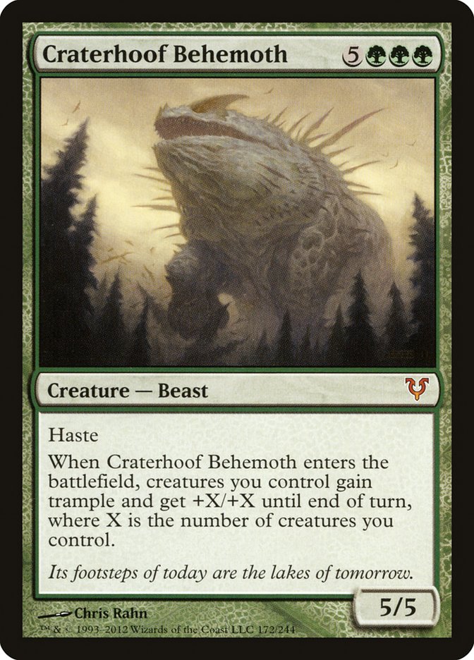 Craterhoof Behemoth [Avacyn Restored] | The CG Realm