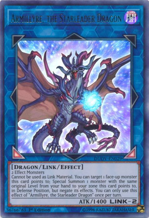 Armillyre, the Starleader Dragon [DUOV-EN029] Ultra Rare | The CG Realm