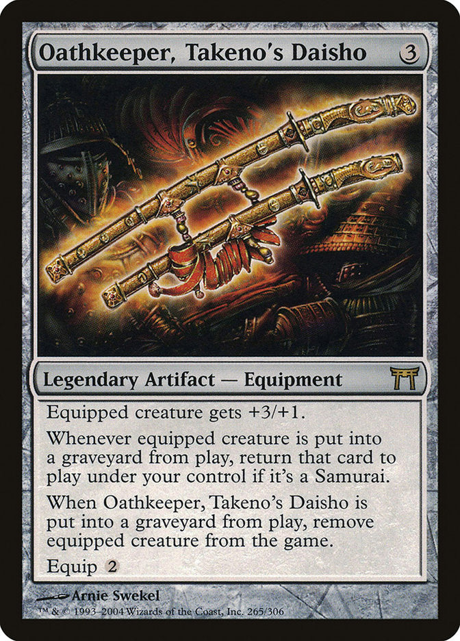 Oathkeeper, Takeno's Daisho [Champions of Kamigawa] | The CG Realm