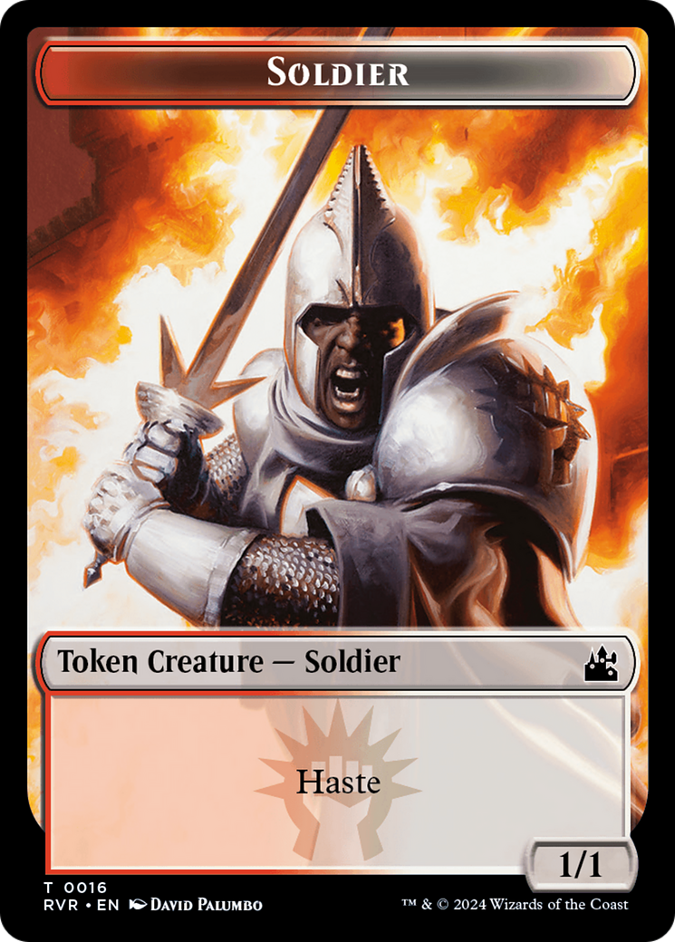 Goblin (0008) // Soldier Double-Sided Token [Ravnica Remastered Tokens] | The CG Realm