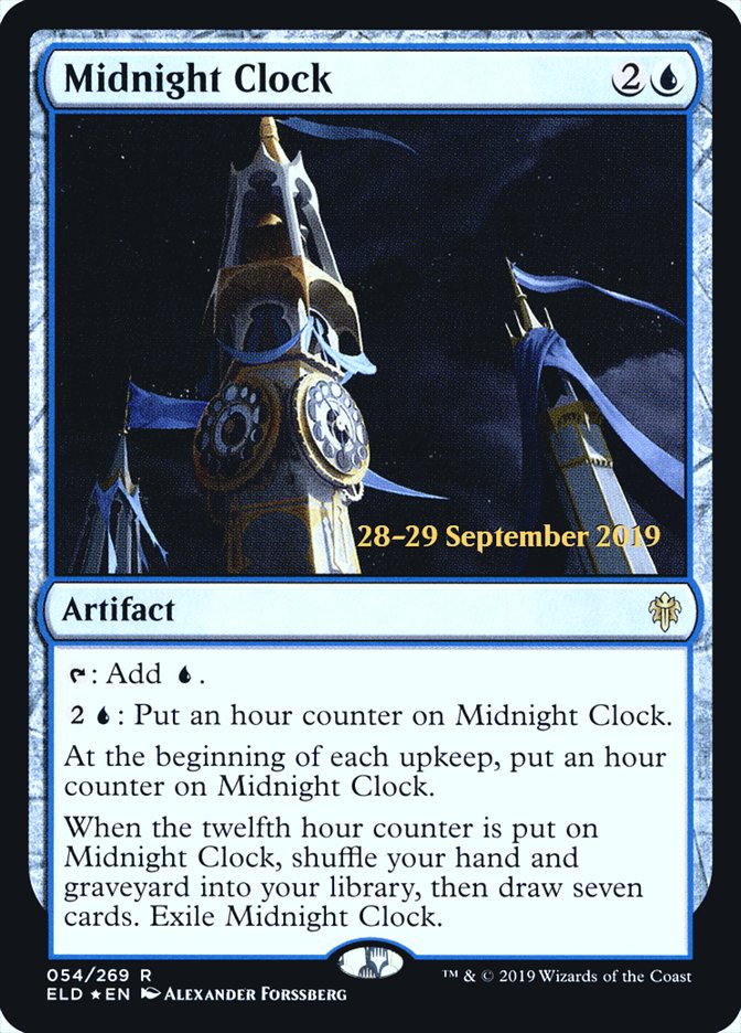 Midnight Clock [Throne of Eldraine Prerelease Promos] | The CG Realm