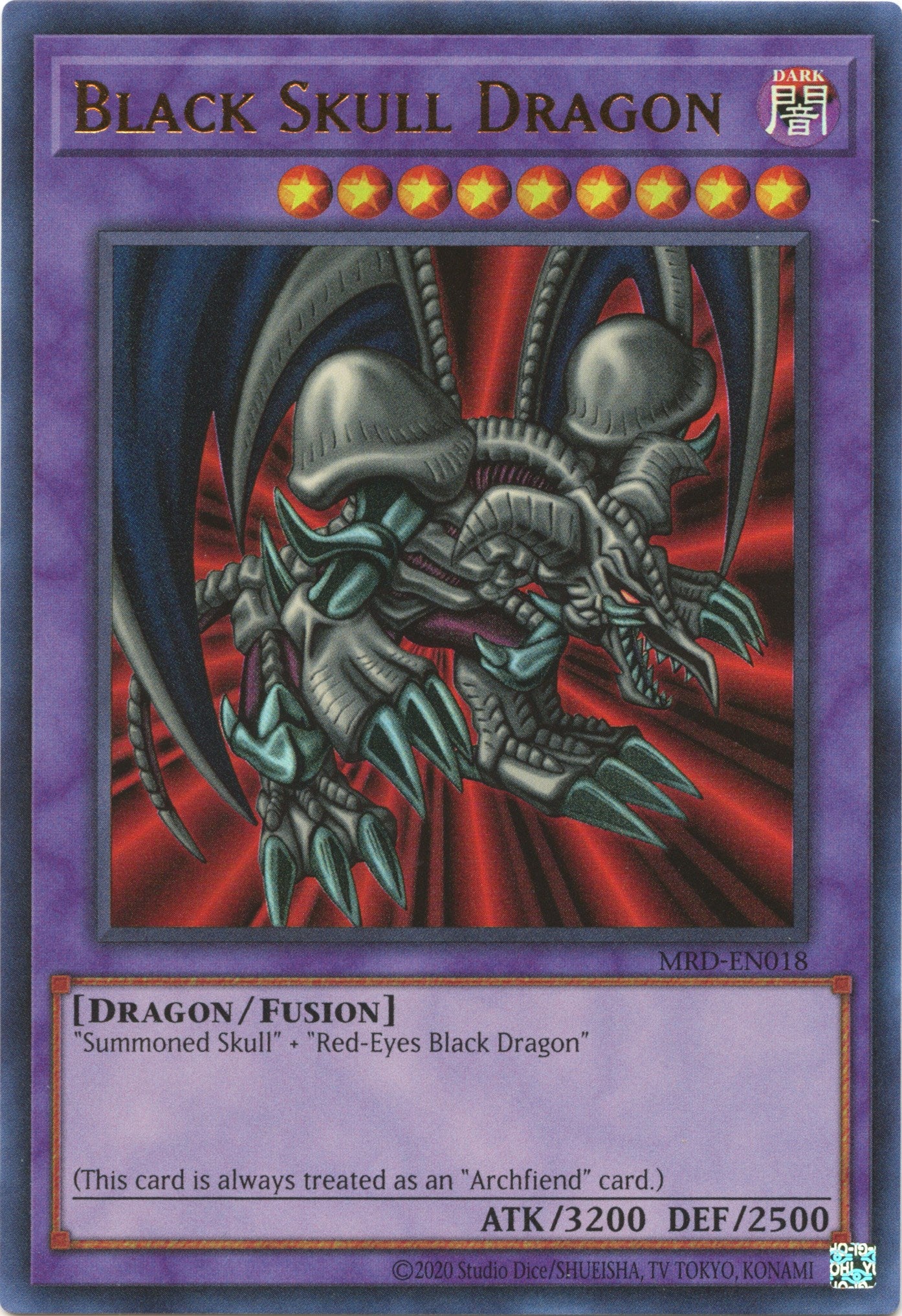 Black Skull Dragon (25th Anniversary) [MRD-EN018] Ultra Rare | The CG Realm