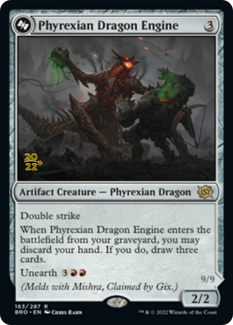 Phyrexian Dragon Engine [The Brothers' War Prerelease Promos] | The CG Realm