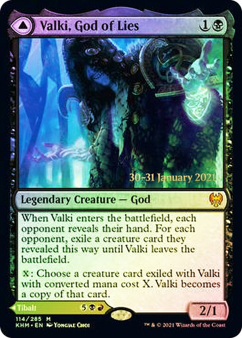 Valki, God of Lies (PRE-114) - Kaldheim Promos Foil