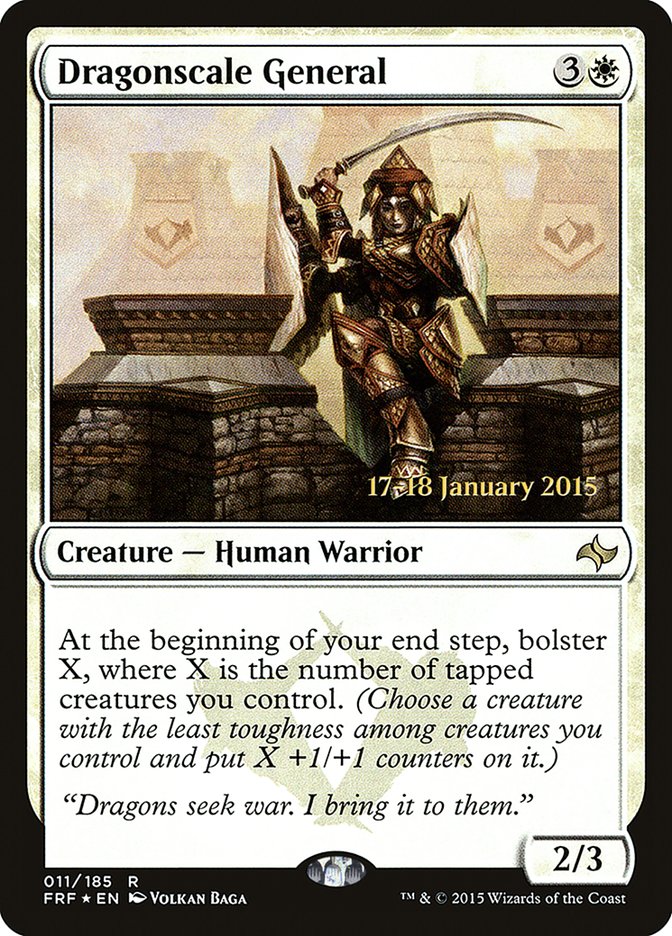 Dragonscale General [Fate Reforged Prerelease Promos] | The CG Realm