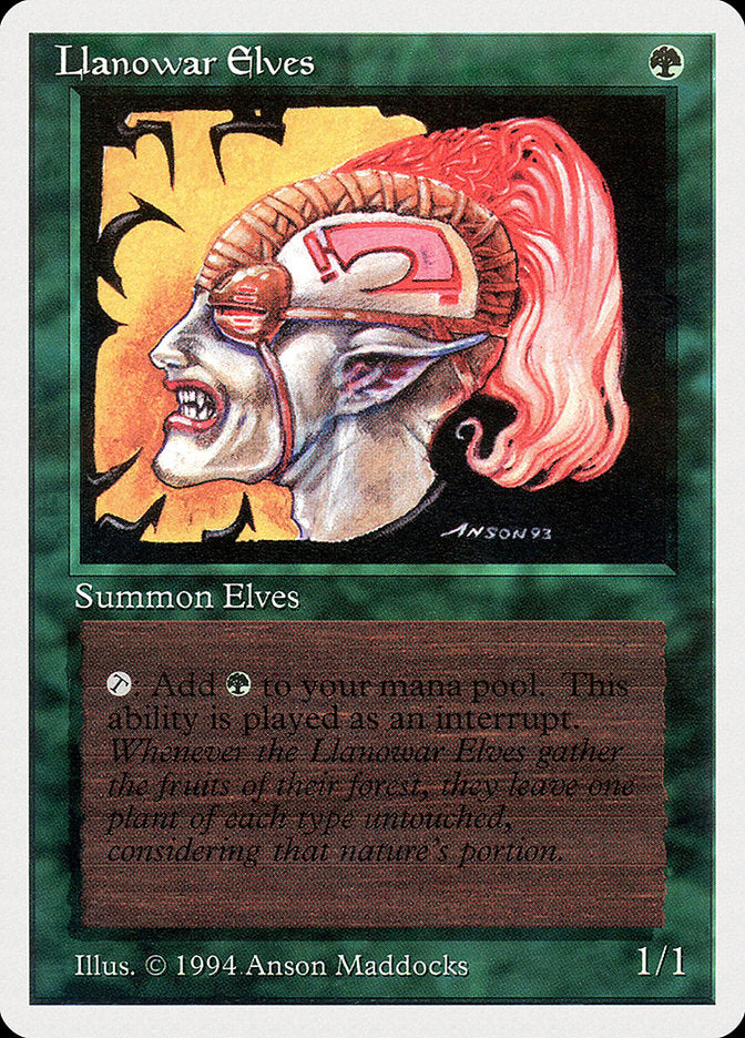 Llanowar Elves [Summer Magic / Edgar] | The CG Realm