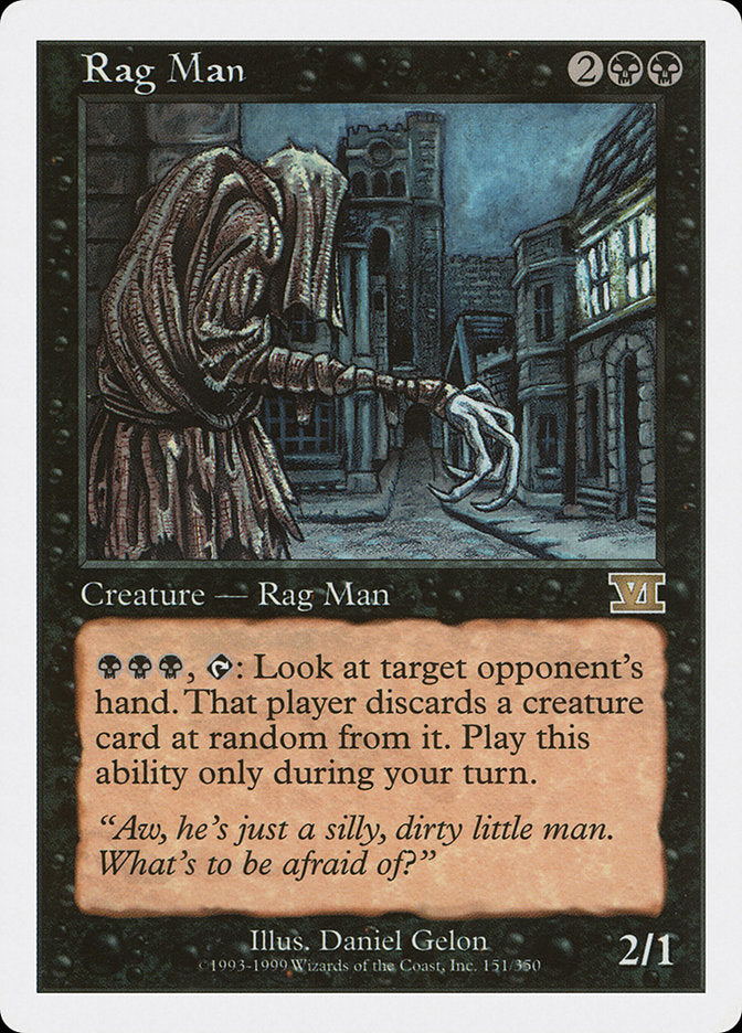Rag Man [Classic Sixth Edition] | The CG Realm