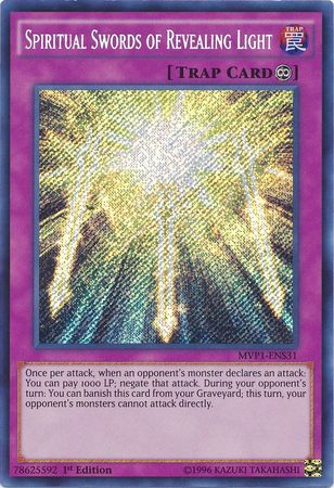 Spiritual Swords of Revealing Light [MVP1-ENS31] Secret Rare | The CG Realm