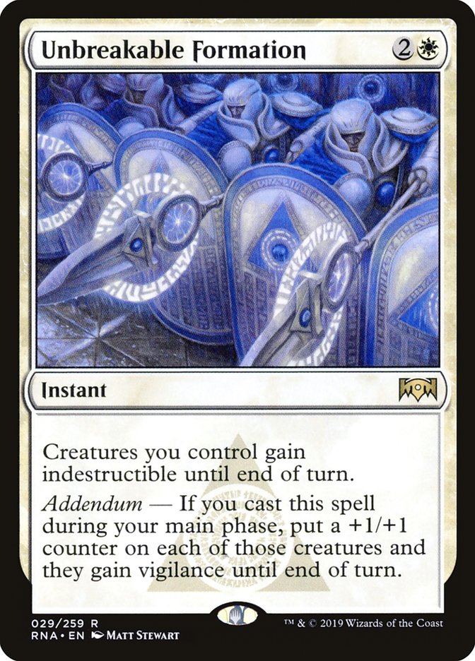Unbreakable Formation [Ravnica Allegiance] | The CG Realm