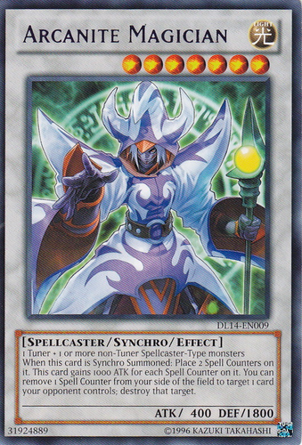Arcanite Magician (Blue) [DL14-EN009] Rare | The CG Realm