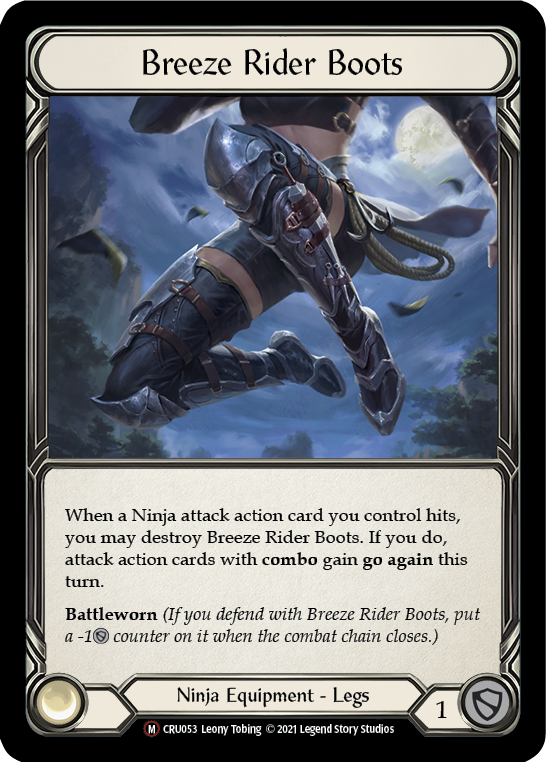 Breeze Rider Boots [U-CRU053] (Crucible of War Unlimited)  Unlimited Normal | The CG Realm