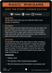 Into the Story: Horror Edition (Magic Minigame) [Innistrad: Midnight Hunt Minigame] | The CG Realm