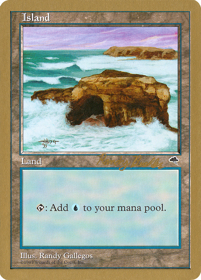 Island (rb336) (Randy Buehler) [World Championship Decks 1998] | The CG Realm