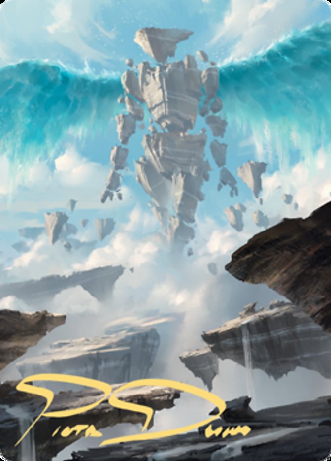 Celestial Colonnade Art Card (Gold-Stamped Signature) [Zendikar Rising Art Series] | The CG Realm