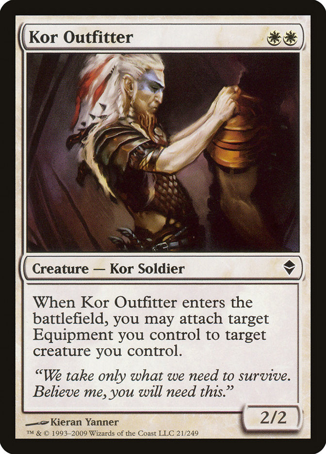 Kor Outfitter [Zendikar] | The CG Realm