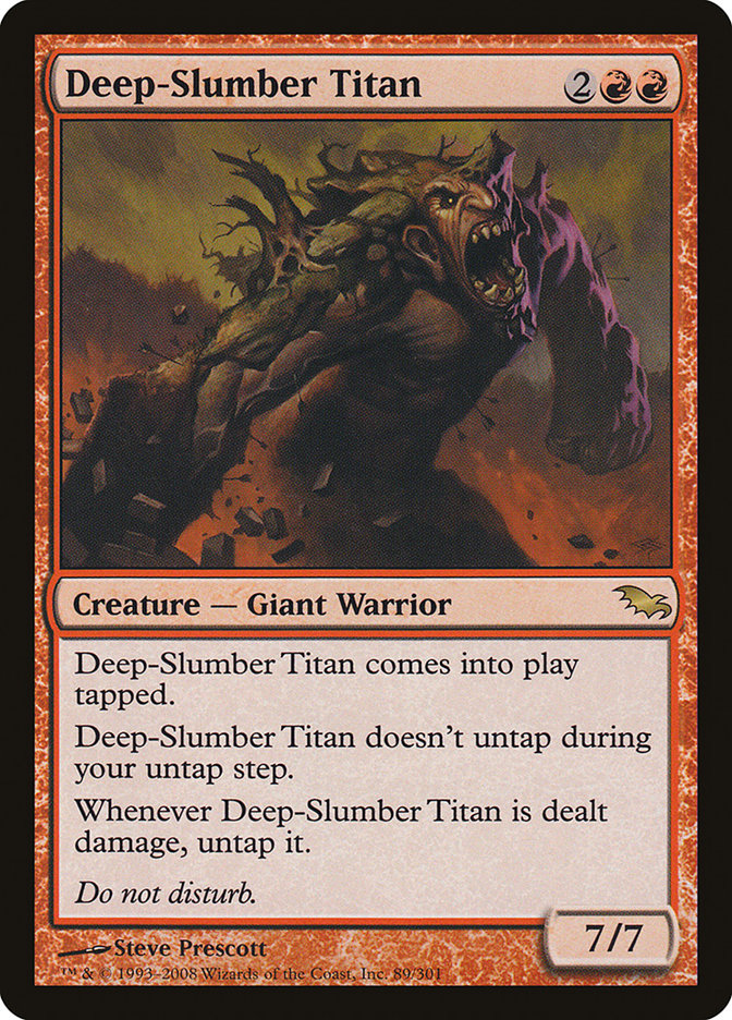 Deep-Slumber Titan [Shadowmoor] | The CG Realm