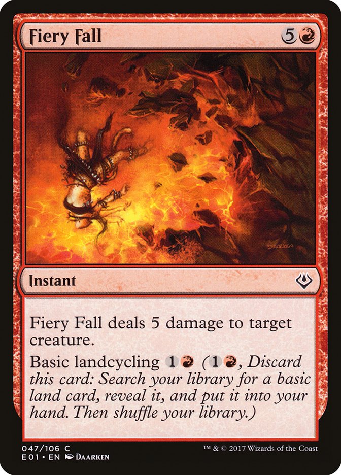 Fiery Fall [Archenemy: Nicol Bolas] | The CG Realm