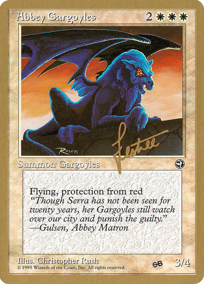 Abbey Gargoyles (Bertrand Lestree) (SB) [Pro Tour Collector Set] | The CG Realm