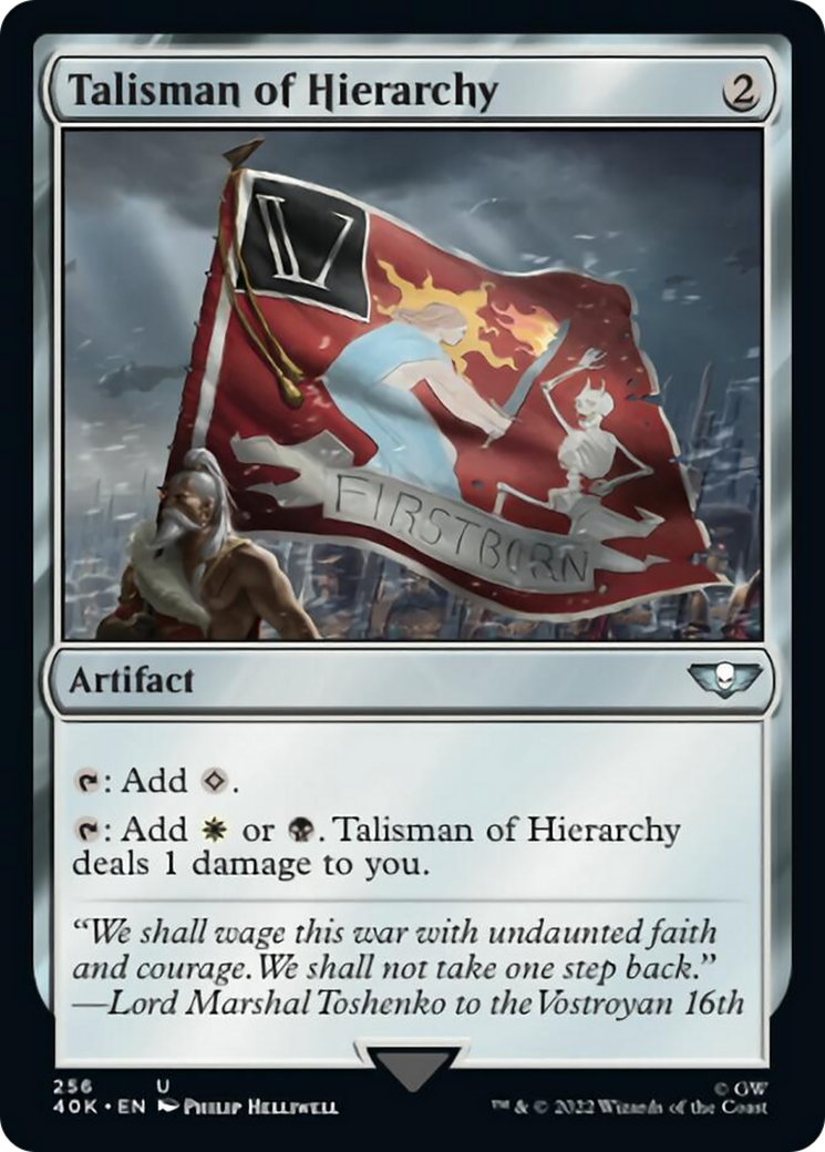 Talisman of Hierarchy (Surge Foil) [Warhammer 40,000] | The CG Realm