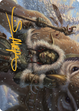 Owlbear Shepherd Art Card (Gold-Stamped Signature) [Commander Legends: Battle for Baldur's Gate Art Series] | The CG Realm