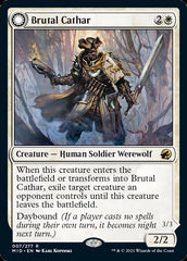 Brutal Cathar // Moonrage Brute [Innistrad: Midnight Hunt] | The CG Realm