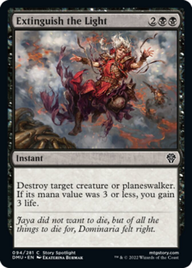 Extinguish the Light [Dominaria United] | The CG Realm