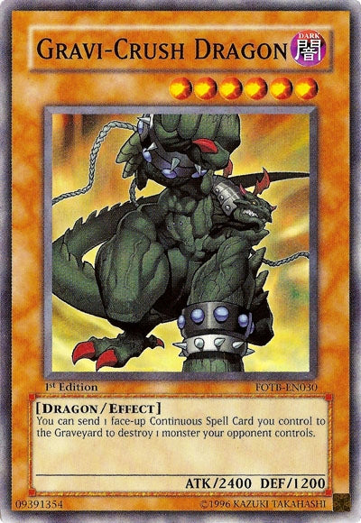 Gravi-Crush Dragon [FOTB-EN030] Common | The CG Realm