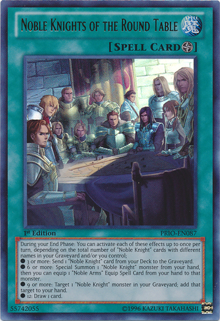 Noble Knights of the Round Table [PRIO-EN087] Ultra Rare | The CG Realm