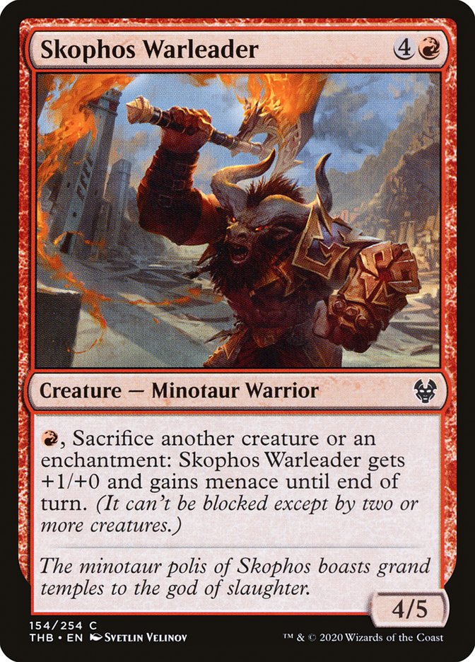 Skophos Warleader [Theros Beyond Death] | The CG Realm