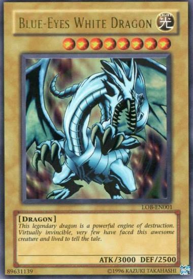 Blue-Eyes White Dragon [LOB-EN001] Ultra Rare | The CG Realm