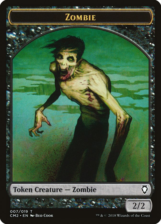 Zombie Token [Commander Anthology Volume II Tokens] | The CG Realm