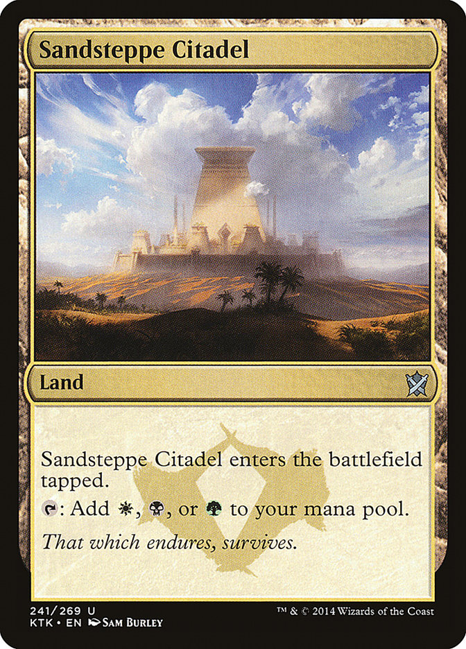 Sandsteppe Citadel [Khans of Tarkir] | The CG Realm