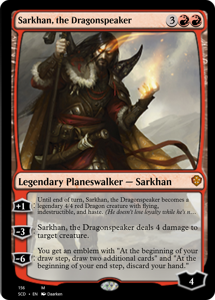 Sarkhan, the Dragonspeaker [Starter Commander Decks] | The CG Realm