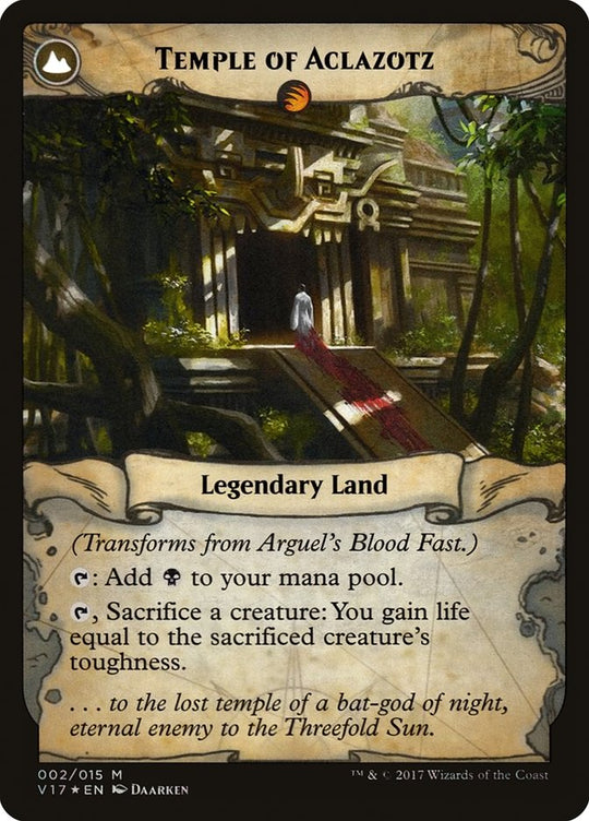Arguel's Blood Fast (V17-002) - From the Vault: Transform: (compasslanddfc) Foil