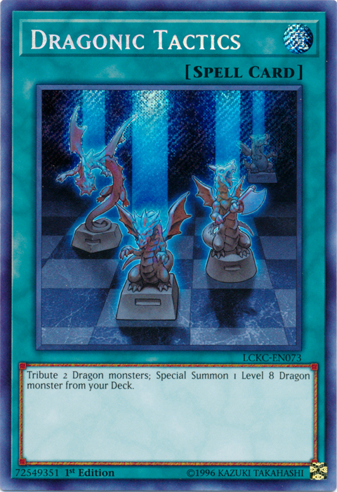 Dragonic Tactics [LCKC-EN073] Secret Rare | The CG Realm