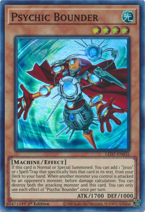 Psychic Bounder [LED7-EN032] Super Rare | The CG Realm