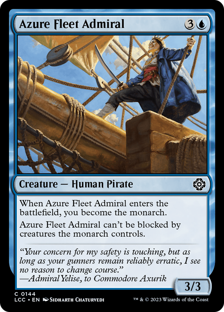 Azure Fleet Admiral [The Lost Caverns of Ixalan Commander] | The CG Realm