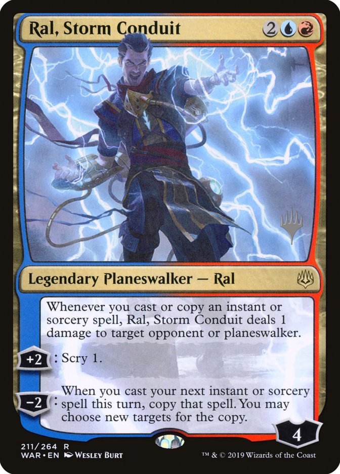 Ral, Storm Conduit (Promo Pack) [War of the Spark Promos] | The CG Realm