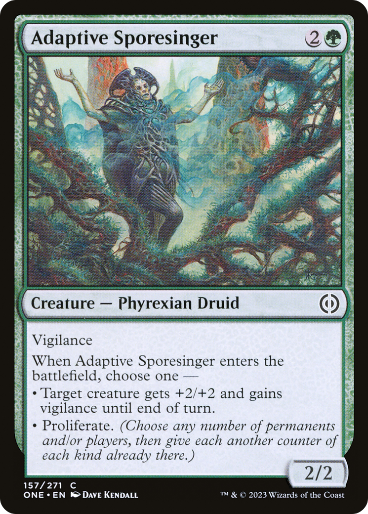 Adaptive Sporesinger [Phyrexia: All Will Be One] | The CG Realm