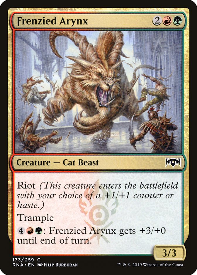 Frenzied Arynx [Ravnica Allegiance] | The CG Realm