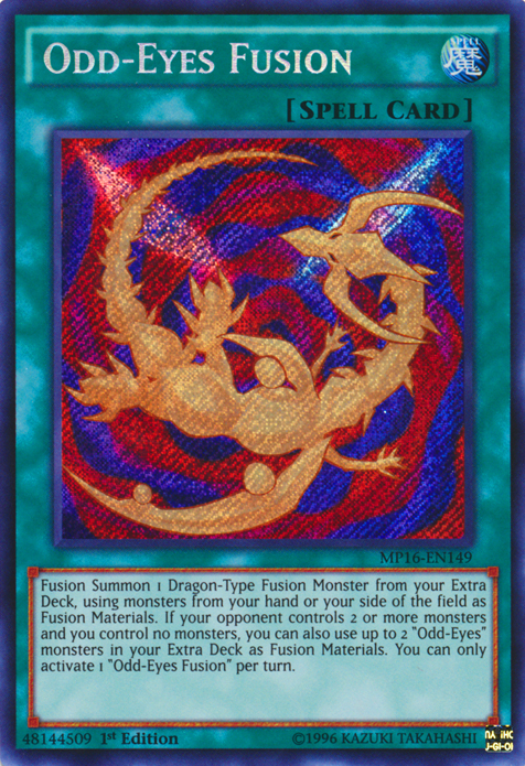 Odd-Eyes Fusion [MP16-EN149] Secret Rare | The CG Realm