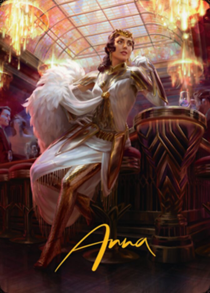 Elspeth Resplendent 1 Art Card (Gold-Stamped Signature) [Streets of New Capenna Art Series] | The CG Realm