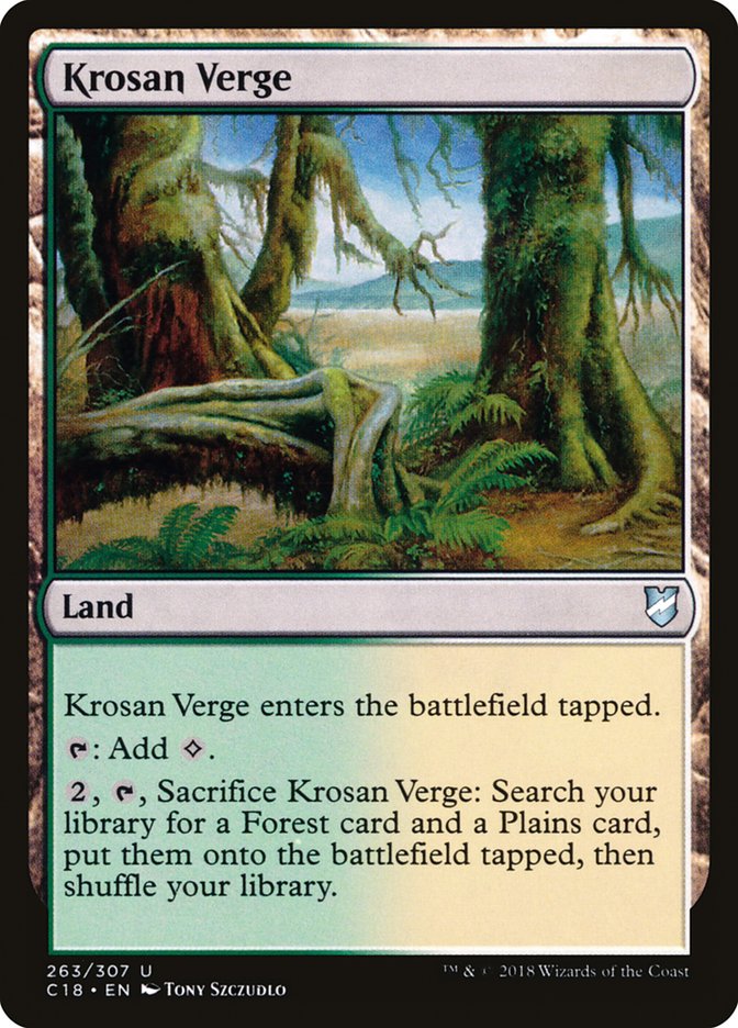 Krosan Verge [Commander 2018] | The CG Realm