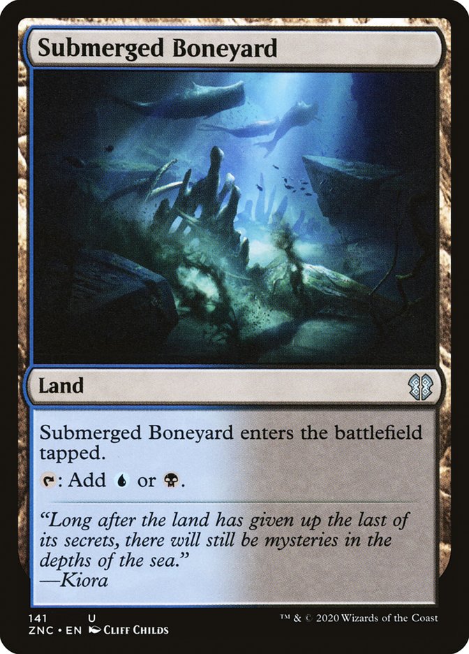 Submerged Boneyard [Zendikar Rising Commander] | The CG Realm