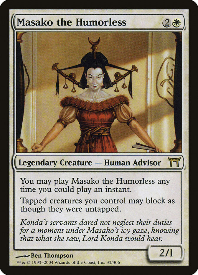 Masako the Humorless [Champions of Kamigawa] | The CG Realm