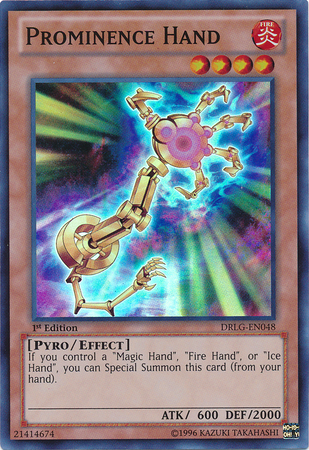 Prominence Hand [DRLG-EN048] Super Rare | The CG Realm