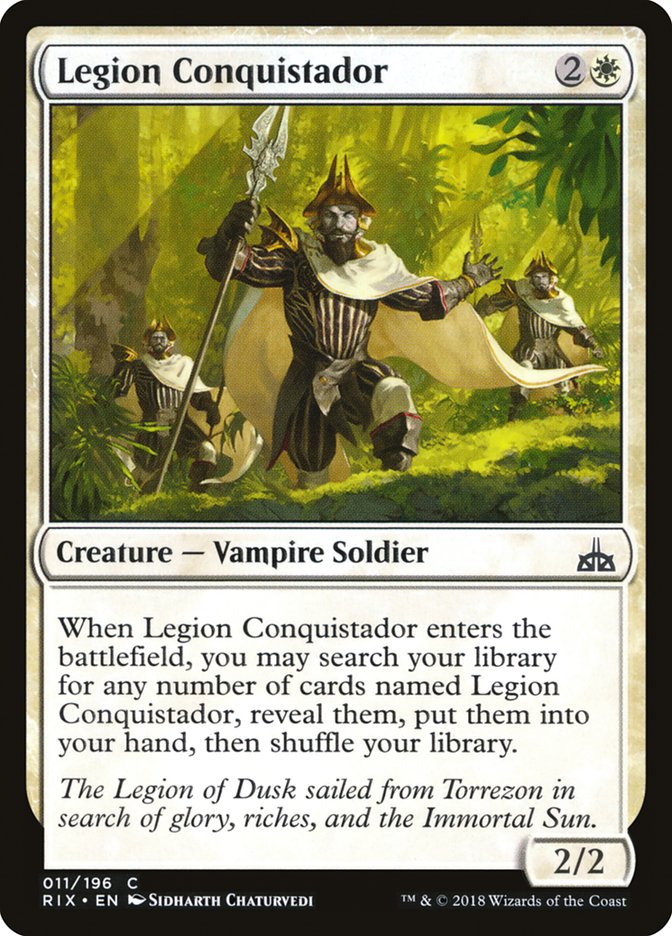 Legion Conquistador [Rivals of Ixalan] | The CG Realm