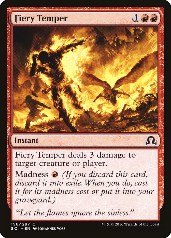 Fiery Temper [Shadows over Innistrad] | The CG Realm